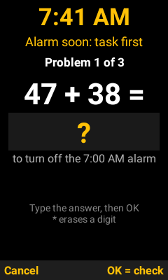 Lock: task before turning off